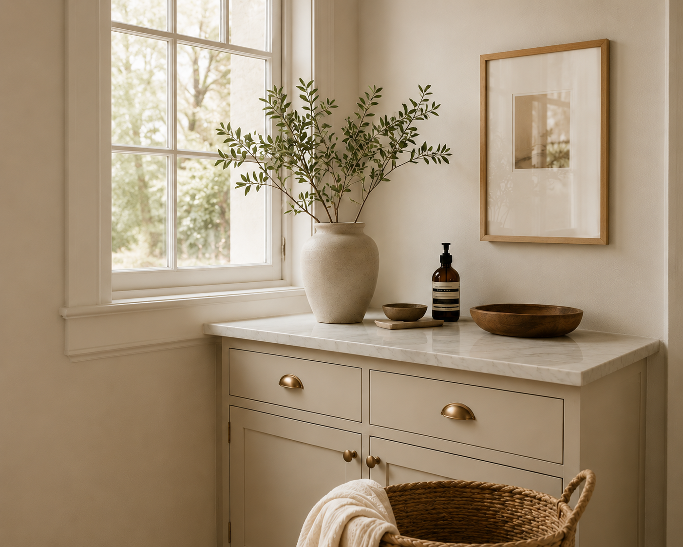 Clean home interior